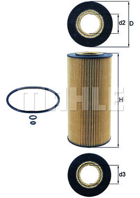 MAHLE Ölfilter