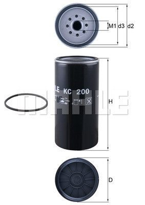 MAHLE Kraftstofffilter MAHLE Kraftstofffilter