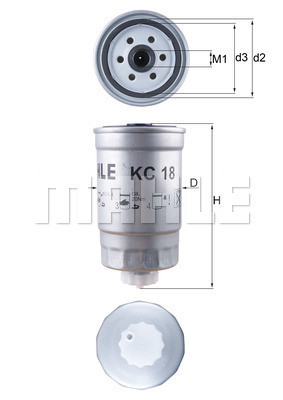 MAHLE Kraftstofffilter