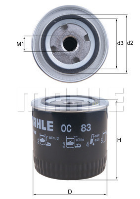 MAHLE Ölfilter