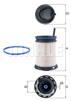 MAHLE Kraftstofffilter MAHLE Kraftstofffilter