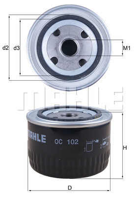 MAHLE Ölfilter