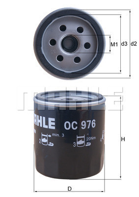 MAHLE Ölfilter