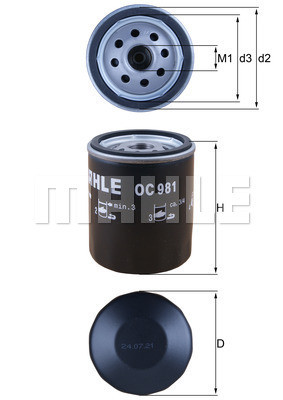 MAHLE Ölfilter