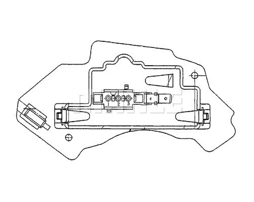 MAHLE Regler, Innenraumgebläse MAHLE Regler, Innenraumgebläse