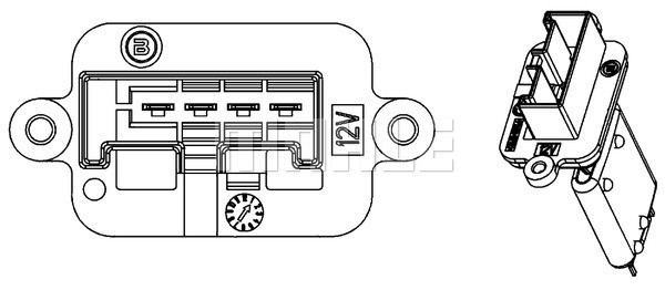 MAHLE Widerstand, Innenraumgebläse