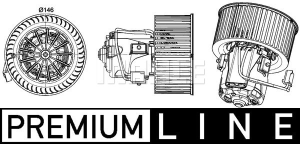 MAHLE Innenraumgebläse MAHLE Innenraumgebläse