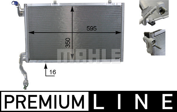 MAHLE Kondensator, Klimaanlage