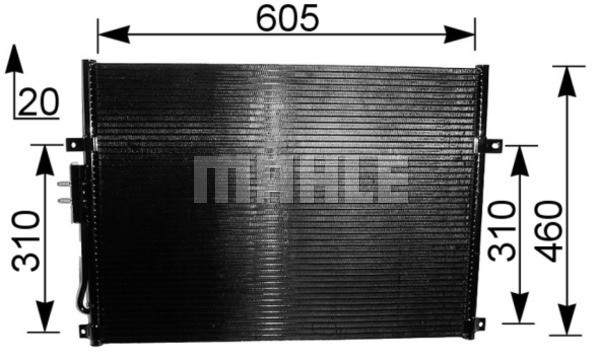 MAHLE Kondensator, Klimaanlage