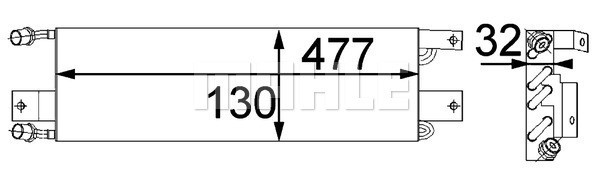 MAHLE Kondensator, Klimaanlage