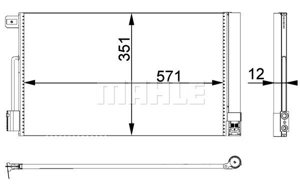MAHLE Kondensator, Klimaanlage
