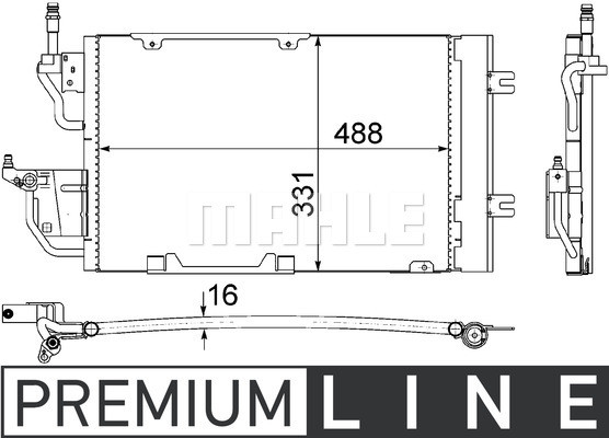 MAHLE Kondensator, Klimaanlage