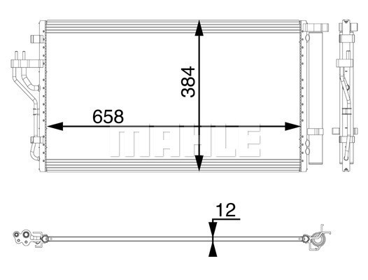MAHLE Kondensator, Klimaanlage