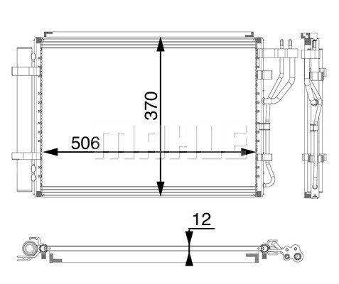 MAHLE Kondensator, Klimaanlage