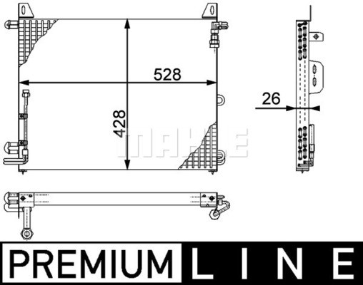 MAHLE Kondensator, Klimaanlage