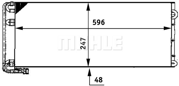 MAHLE Kondensator, Klimaanlage