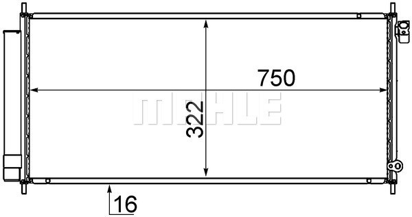 MAHLE Kondensator, Klimaanlage