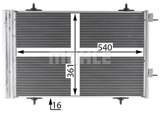 MAHLE Kondensator, Klimaanlage