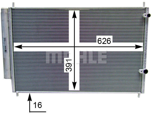 MAHLE Kondensator, Klimaanlage