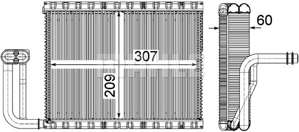 MAHLE Verdampfer, Klimaanlage