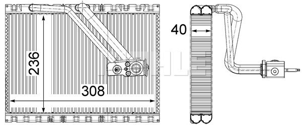 MAHLE Verdampfer, Klimaanlage