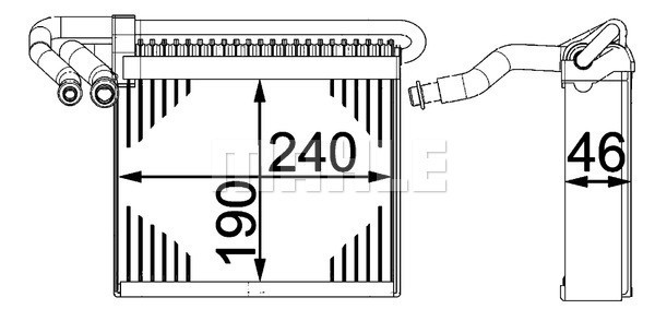MAHLE Verdampfer, Klimaanlage