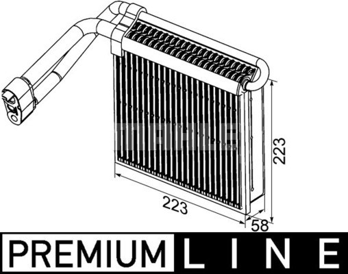 MAHLE Verdampfer, Klimaanlage