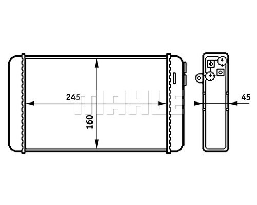 MAHLE Wärmetauscher, Innenraumheizung