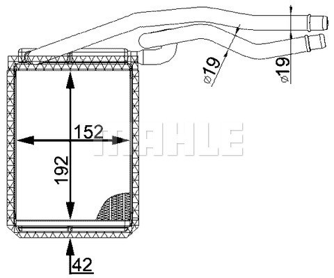 MAHLE Wärmetauscher, Innenraumheizung