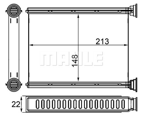 MAHLE Wärmetauscher, Innenraumheizung