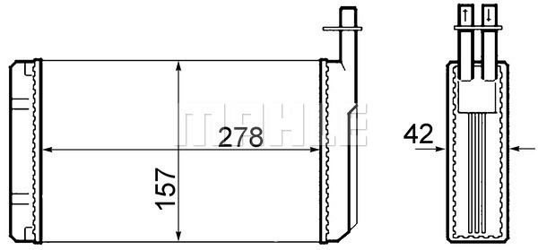 MAHLE Wärmetauscher, Innenraumheizung
