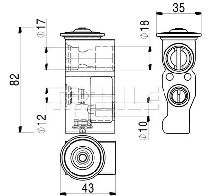 MAHLE Expansionsventil, Klimaanlage