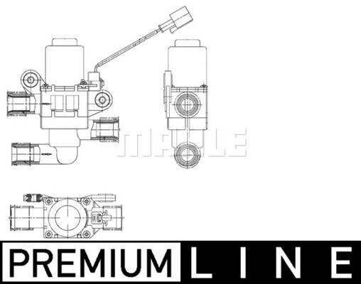 MAHLE Magnetventil, Klimaanlage