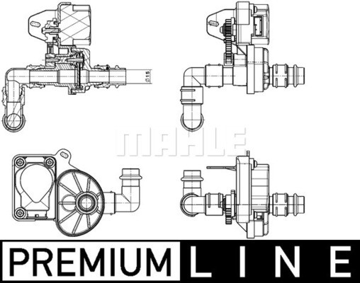 MAHLE Magnetventil, Klimaanlage