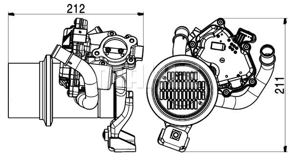 MAHLE Kühler, Abgasrückführung