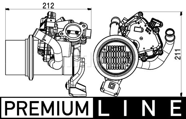 MAHLE Kühler, Abgasrückführung
