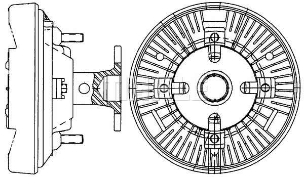 MAHLE Kupplung, Kühlerlüfter