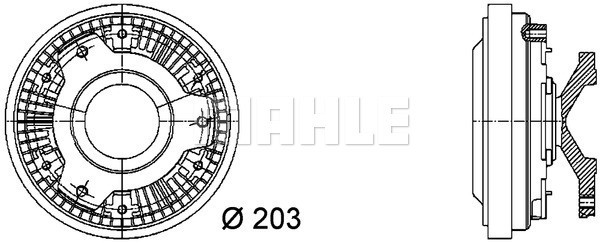MAHLE Kupplung, Kühlerlüfter