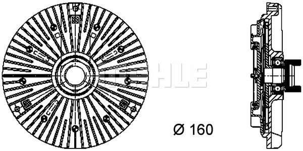 MAHLE Kupplung, Kühlerlüfter