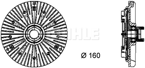 MAHLE Kupplung, Kühlerlüfter