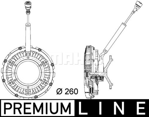 MAHLE Kupplung, Kühlerlüfter