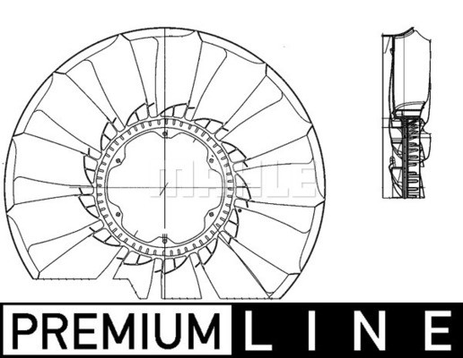 MAHLE Lüfterrad, Motorkühlung