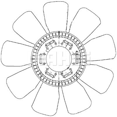 MAHLE Lüfterrad, Motorkühlung