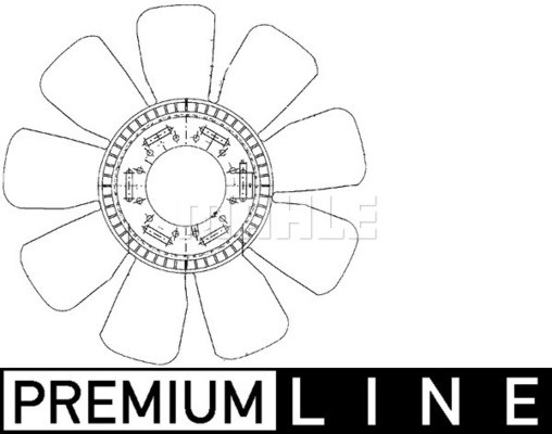 MAHLE Lüfterrad, Motorkühlung