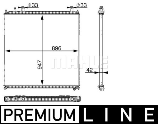 MAHLE Niedertemperaturkühler, Ladeluftkühler
