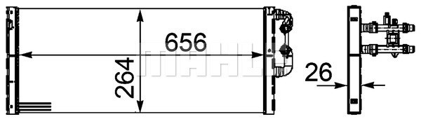 MAHLE Niedertemperaturkühler, Ladeluftkühler