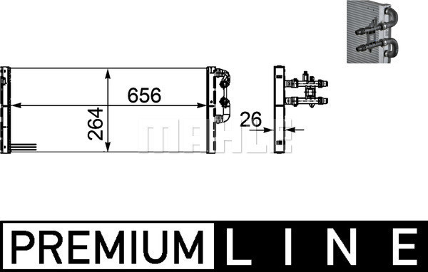 MAHLE Niedertemperaturkühler, Ladeluftkühler