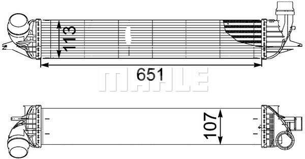 MAHLE Ladeluftkühler