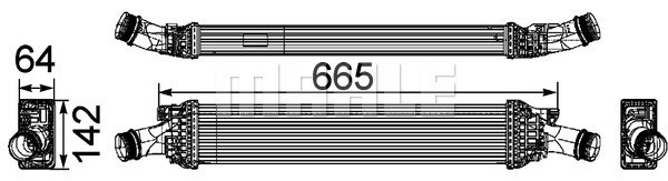 MAHLE Ladeluftkühler MAHLE Ladeluftkühler