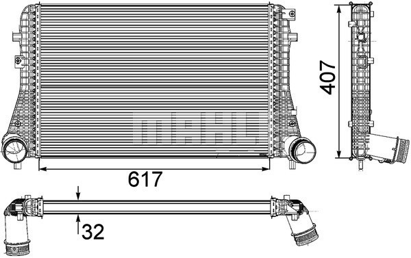 MAHLE Ladeluftkühler MAHLE Ladeluftkühler